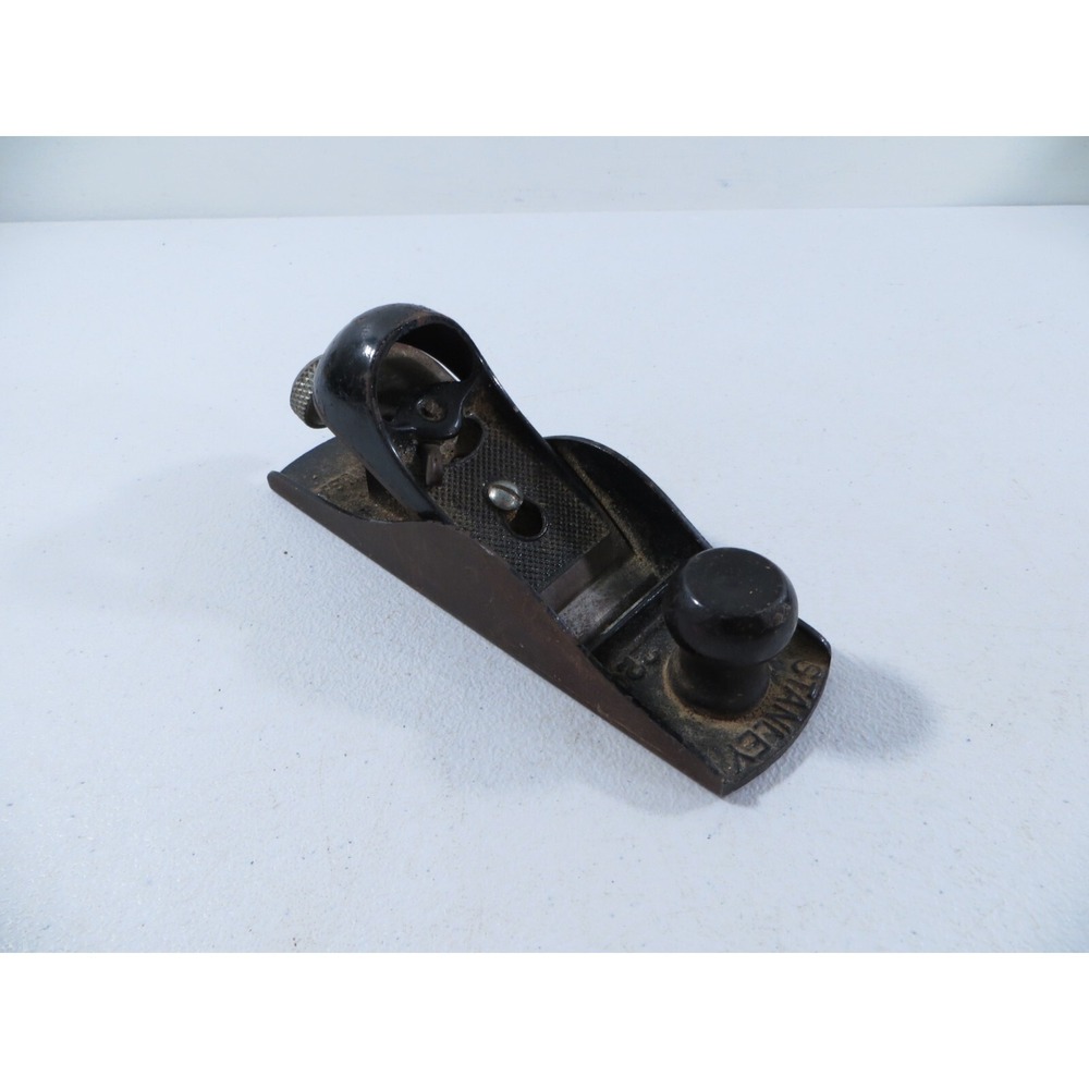 Vintage Stanley No. 220 Black Plane Woodworking Carpentry Made In USA